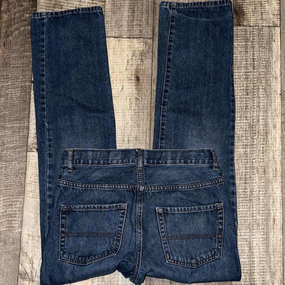 Place Straight Fit Blue Jeans-size 14